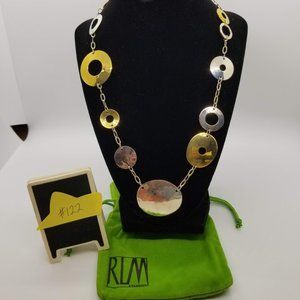 RLM Studio Sterling & Brass Signature Necklace